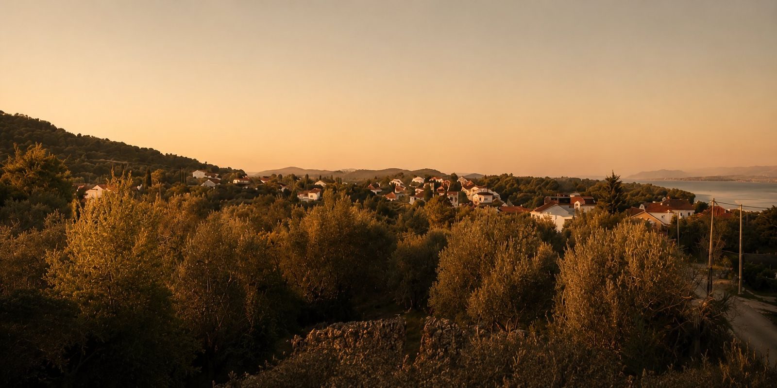 The narrow strait between Pašman and Ugljan